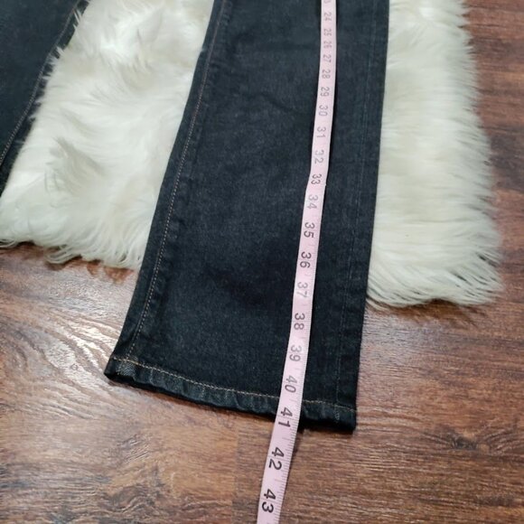 Armani Exchange J13 Slim Fit Mid Rise Denim Straight Jeans Black Mens Size 30 - Picture 10 of 10